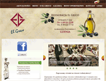 Tablet Screenshot of el-greco.com.pl